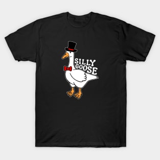 Silly Goose with Top Hat T-Shirt